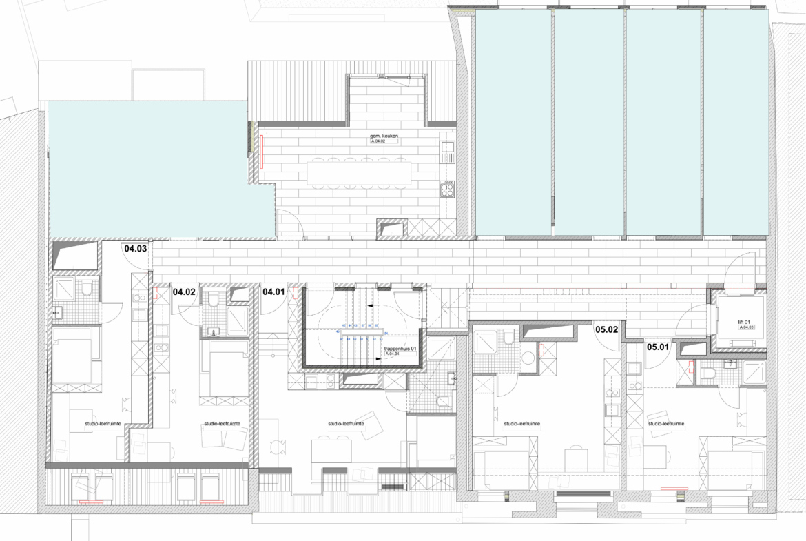 DE BOND Studio met aparte slaaphoek