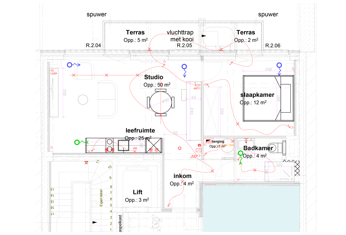 Appartement met balkon in studentenresidentie BOND 72 - Studiôme