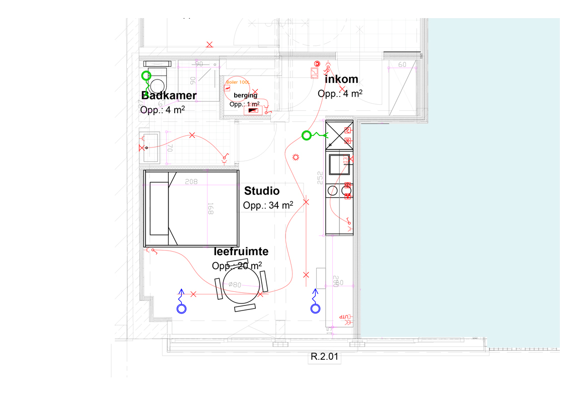 Comfort studio in studentenresidentie BOND 72 - Studiôme